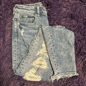 American Eagle Mid Wash Mom Jeans